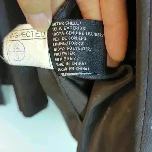 East 5th Brown Genuine Leather Jacket Women's Size 1 Extra - Picture 11 of 15